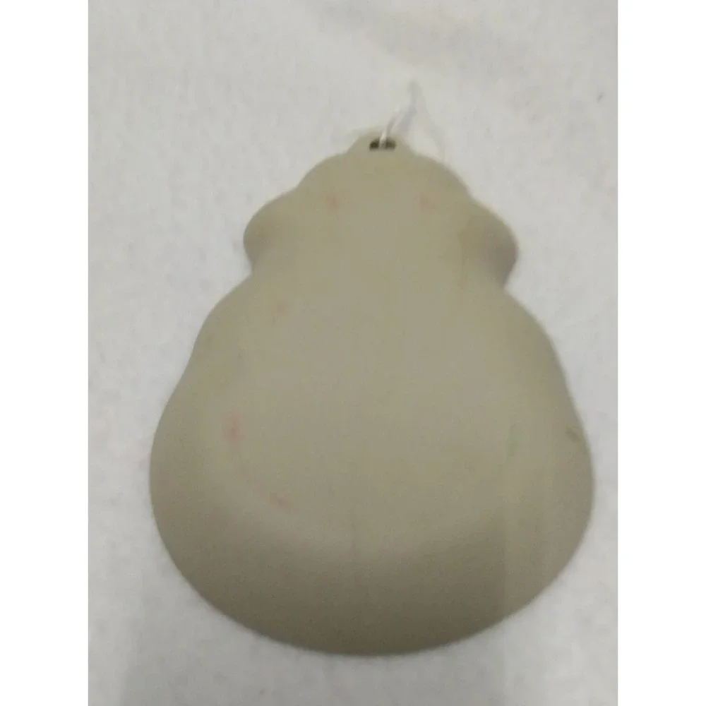 Vintage Longaberger-Style Snowman Cookie Mold | Holiday Baking‎ Stoneware